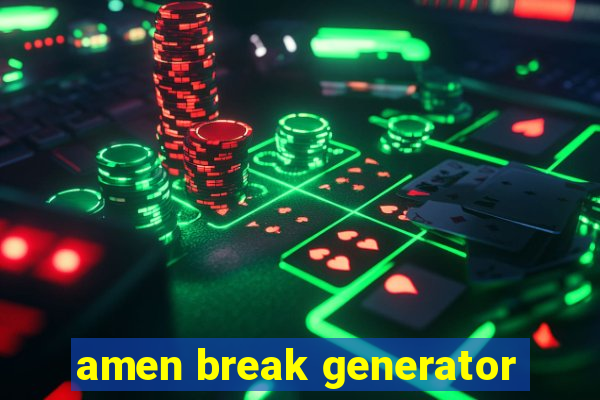 amen break generator